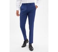 HUGO Baukasten-Hose Herren Super Slim Fit Wolle blau, 56