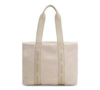 Hugo Shopper Becky, Kunstfell mit Logo-Riemen, Creme, Damen