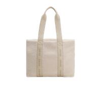 Hugo Becky Tote Bag/ Handtasche/ Shopper aus Shearling-Imitat, Weiss
