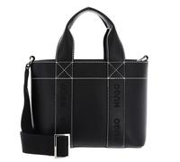 Hugo Becky Handtasche schwarz, Lederimitat, Damen