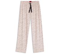 HUGO Bedruckte Pyjama-Hose aus Stretch-Modal und Baumwolle - Style CASUAL PANTS, 50556937 Hellrosa L