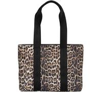 HUGO Henkeltasche mit Animal Print in Beige, Größe 1