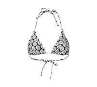 HUGO Neckholder-Bikinitop mit Rüschenrand - Style RUFFLE TRIANGLE, 50540243 Gemustert M