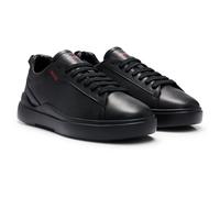 HUGO für Herren. 50499261 Blake Leder Sneakers schwarz (42), Wohnung, Schnürsenkel, Lässig