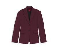 HUGO Regular Fit Blazer mit steigendem Reverskragen Modell 'ASMALLA-1' in Bordeaux, Größe 34