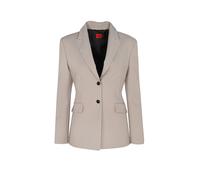 HUGO Taillierter Regular-Fit Blazer aus elastischem Gewebe - Style Asmalla, 50551826 Hellbeige 42
