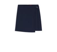 HUGO Bleistiftrock mit Gürtel und Nadelstreifen - Style Rabisu, 50554460 Blau gemustert 40