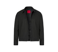 HUGO Blouson Herren Umlegekragen Woll-Stretch schwarz, 50 (M)