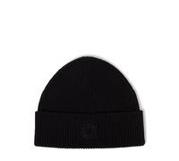 HUGO BLUE Beanie mit Schurwolle Damen schwarz, ONE SIZE