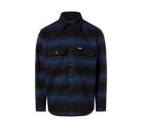 HUGO BLUE Flanellhemd mit Wollanteil Herren Comfort Fit indigo, XXL