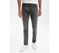 Hugo Blue Slim Fit Jeans aus Baumwoll-Mix Modell 'ASH' in Dunkelgrau, Größe 33/34