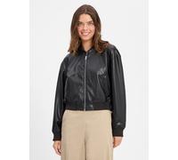 HUGO BLUE Kunstlederjacke Damen schwarz, 36