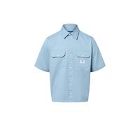 HUGO Oversized Hemd aus Baumwoll-Twill mit Logo-Aufnäher - Style Ekyno, 50517871 Hellblau XXL