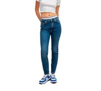 Skinny-fit-Jeans HUGO BLUE "Malu", Damen, Gr. 29, Länge 34, blau (medium blau 427), Jeans, Obermaterial: 98% Baumwolle, 2% Elasthan, unifarben, Basic, schmal, Jeans, Skinny Fit mit mittlerer Leibhöhe 