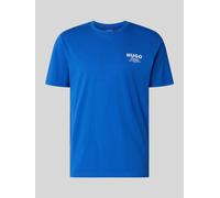 HUGO Blue Regular Fit T-Shirt aus reiner Baumwolle Modell 'NESPTEE' in Royal, Größe XXL