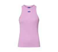 HUGO Slim-Fit Top aus Stretch-Baumwolle mit blauem Logo-Aufnäher - Style Easy Tank_B, 50508857 Hellrosa S