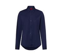 HUGO Regular-Fit Bluse aus elastischem Baumwoll-Canvas - Style The Essential Shirt, 50496339 Dunkelblau 38