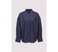 HUGO Regular-Fit Bluse aus Baumwoll-Popeline mit Nadelstreifen - Style Extra, 50562593 Dunkelblau 38