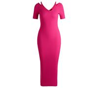 HUGO Bodycon-Midikleid aus Rippstrick mit Cut-out-Details - Style Shaty, 50538239 Pink S