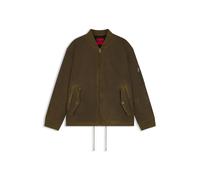 HUGO Bomberjacke aus gewachster Baumwolle mit verstellbarem Saum - Style Bazer2531, 50541605 Braun M