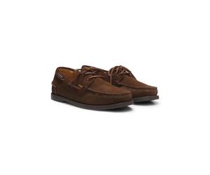 HUGO Bootsschuhe aus Veloursleder-Mix - Style Darcy_boat_hrysd, 50568851 Braun 41