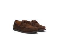 HUGO Bootsschuhe aus Veloursleder-Mix - Style Darcy_boat_hrysd, 50568851 Braun 46