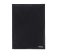 Hugo Boss A4 Schreibmappe Companion Black 40 Blätter, Schwarz, Leder, Maße: 240 x 320 x 25 mm, HLF008A