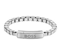 Armband BOSS "DEVON, 1580596M, 1580597M, 1580598M" Armbänder Gr. M, Edelstahl, silberfarben (edelstahlfarben) Herren Hochzeitsmode (38683810-M)