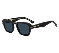 Hugo Boss Sonnenbrille BOSS 1853/S 807/KU – schwarzes Acetat, goldfarbene Details, Unisex
