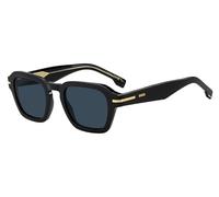 Hugo Boss Sonnenbrille BOSS 1853/S 807/KU – schwarzes Acetat, goldfarbene Details, Unisex