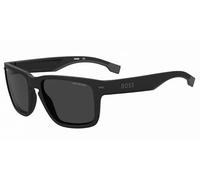 Hugo Boss Herren-Sonnenbrille BOSS 1497/S matt schwarz-grau / grau