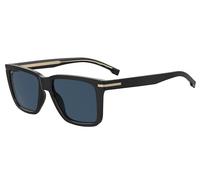BOSS Sonnenbrille aus schwarzem Acetat mit charakteristischen Metalldetails - Style BOSS 1598/S80755KU, 58115086 Schwarz ONESI