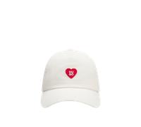 HUGO BOSS - Boss Cara-Valentine Cap mit Herz-Branding, Weiß