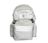HUGO BOSS - Boss Icon Backpack, Rucksack aus Teddy, Weiß