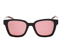 Hugo Boss Burgundy Lensed Red Detail Black Sonnenbrille Einheitsgröße