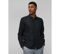 Hugo Boss C-liam-s-bd-c Herren-leinenhemd In Marineblau 50529137-404 Dunkelblau XL