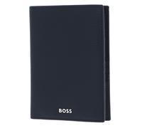HUGO BOSS Classic Grained Passport Case Dark Blue