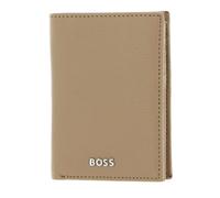 HUGO BOSS Classic Grained Trifold Card Case Camel