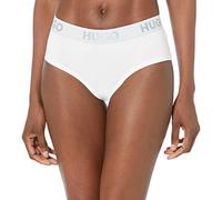 Hugo Boss Damen Hipster, Baumwolle, Stretch, mit Bold Logo Slip, Kreideweiß, X-Large