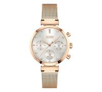 Hugo Boss Damenuhr Chronograph Edelstahl roségold