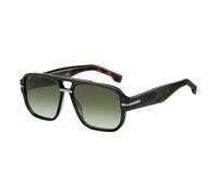 Boss BOSS 1718/S KB7 57-15 Sonnenbrille ohne Sehstärke, Herren, Vollrand, Rechteckig