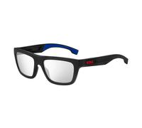 BOSS HUGO 1451/S Brille, Matte Black Blue, 59 für Herren, Matte Black Blue