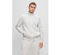 Hugo Boss Fashion Sweatjacke in Hellgrau - Größe XXL | Herren Sweatshirts Jacken