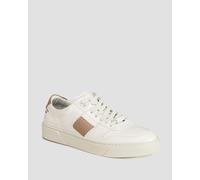 Hugo Boss Gary Leder-sneaker Für Herren 50495815-120 Beige;Weiß 43