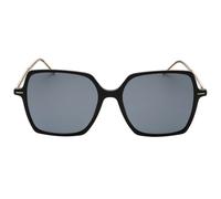 Hugo Boss graue Linse, goldene Arme, schwarze Sonnenbrille Einheitsgröße