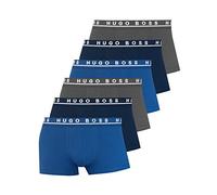 HUGO BOSS Herren Boxershorts Unterhosen 10146061 50325403 6er Pack, Wäschegröße:L;Artikel:-487 Open Blue
