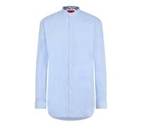 Hugo Boss Herren Kaleb Stehkragen Langarmshirt (Pastellblau) 15 Zoll
