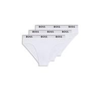 Hugo Boss Herren Slips Brief 3er-Pack Baumwolle/Elasthan Weiß L