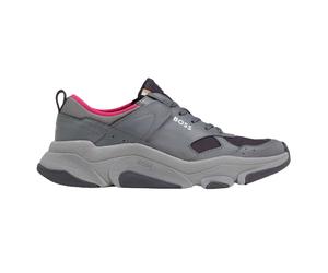 Hugo Boss - Herren Sneaker "Asher", Leder (Grau) EU 39/UK 6