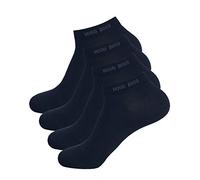 Hugo Boss Herren Sneaker Socken Füßlinge Business Socks 50388443 4 Paar, Farbe:Blau, Größe:39-42, Artikel:-401 dark navy